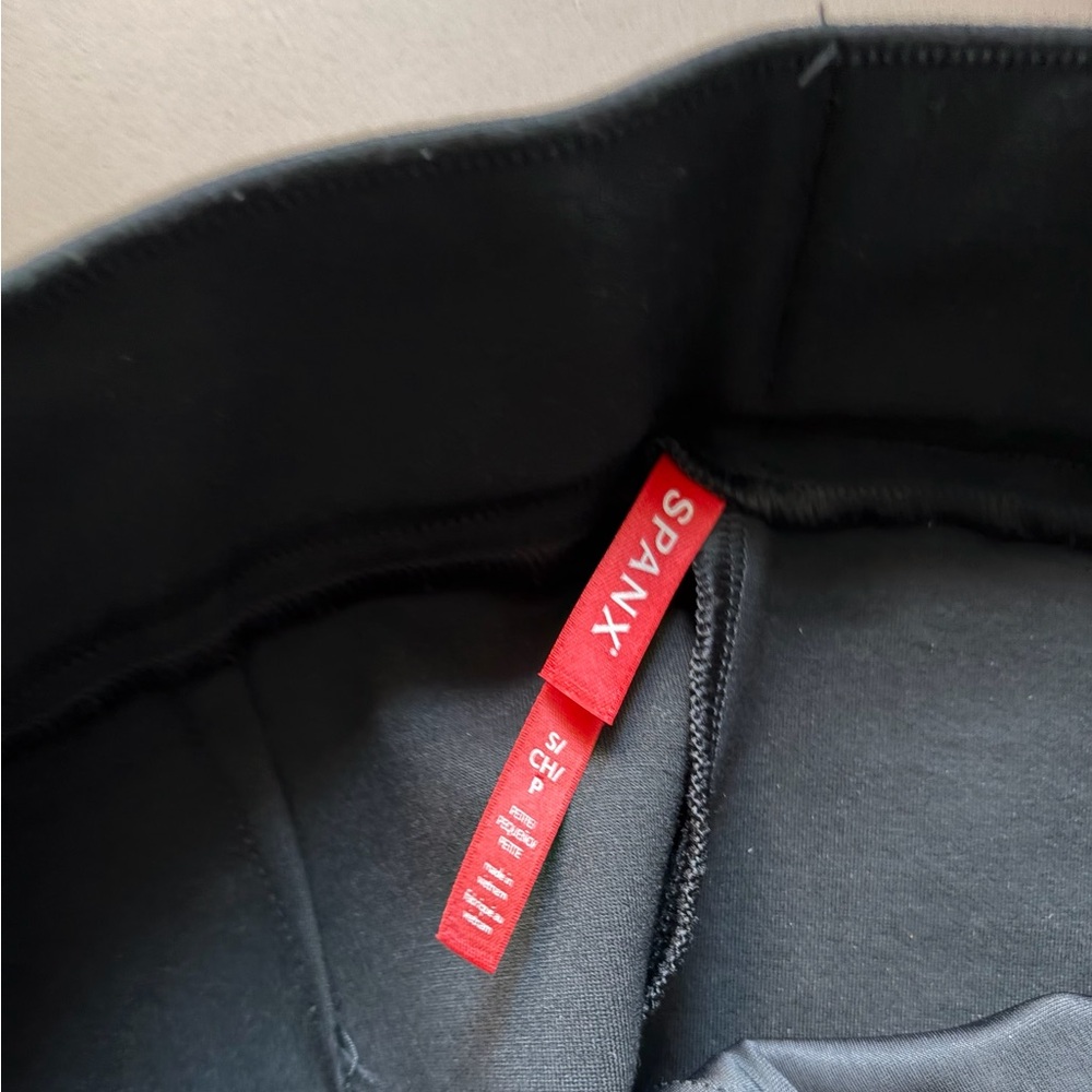 Spanx Black High-Waisted Split Front Leggings - image 5